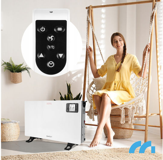 MalTec Convectoare pardoseală 2000W cu Termostat Electronic Alb