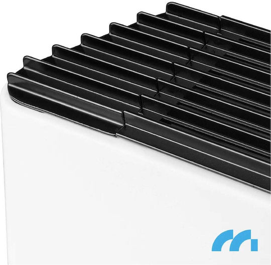 MalTec Convectoare Perete 2400W cu Termostat Electronic 85.5x23cm Alb