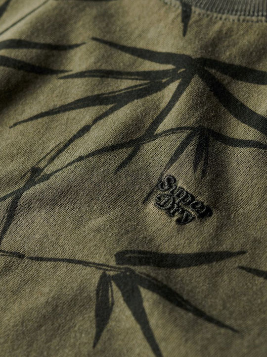 Herrenblusen Kurzarm T-Shirt Khaki