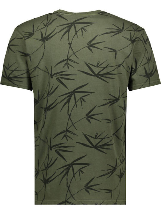 Herrenblusen Kurzarm T-Shirt Khaki