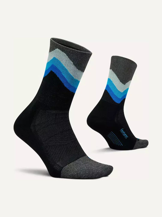 Feetures Elite Light Cushion Mini Αθλητικές Κάλτσες Μαύρες