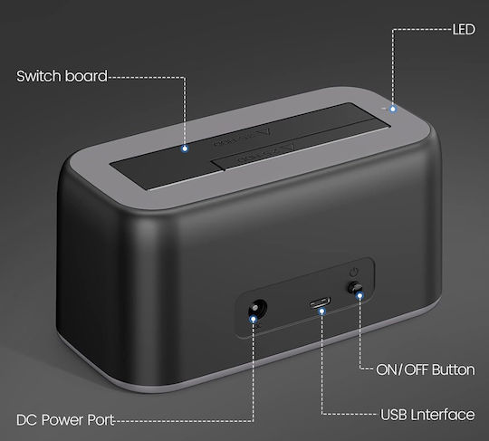 Orico Hard Drive Docking Station SATA 2.5" / 3.5" with Connection USB-C (6819C3-V1)