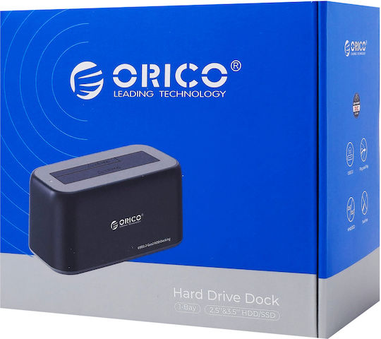 Orico Hard Drive Docking Station SATA 2.5" / 3.5" with Connection USB-C (6819C3-V1)