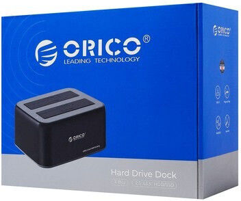 Orico Docking Station for 2 Hard Drives SATA 2.5" / 3.5" with Connection USB-C (6829C3-V1)