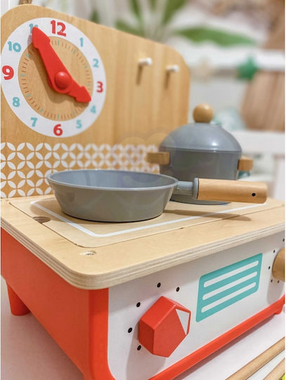 Tooky Toys Kids Wooden Kitchen for 3+ Years 23pcs