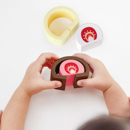 Hape Strawberry Dessert Wooden for 3 Plus Years 7 Pieces