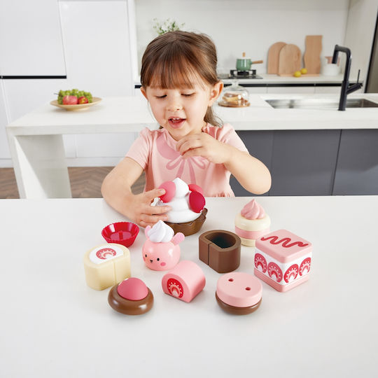 Hape Strawberry Dessert Wooden for 3 Plus Years 7 Pieces