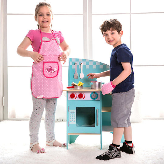 Classic World Children's Kitchen Deluxe Wood Kitchen made of Wood