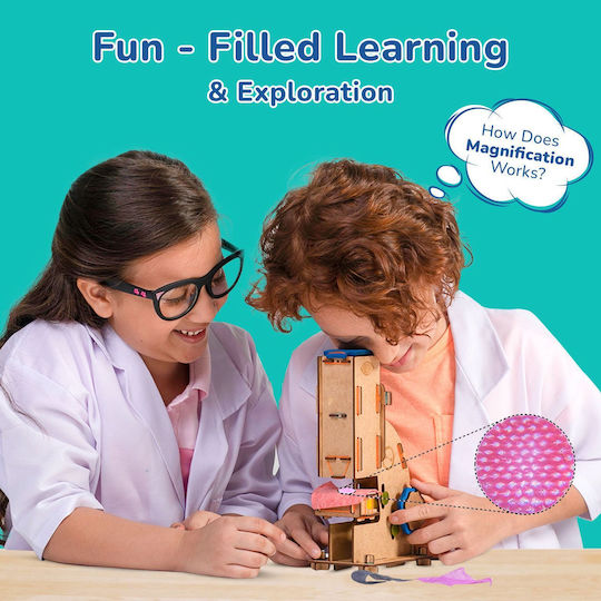 Smartivity Wooden Construction Toy Microscope for Children 8+ years old+ Years