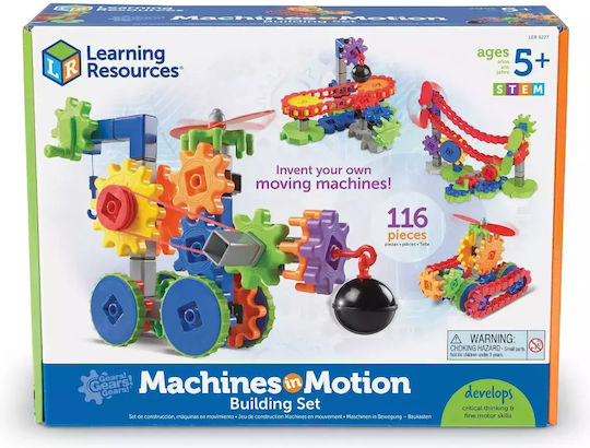 Learning Resources Παιχνίδι Κατασκευών Gears για Παιδιά 9+ Ετών