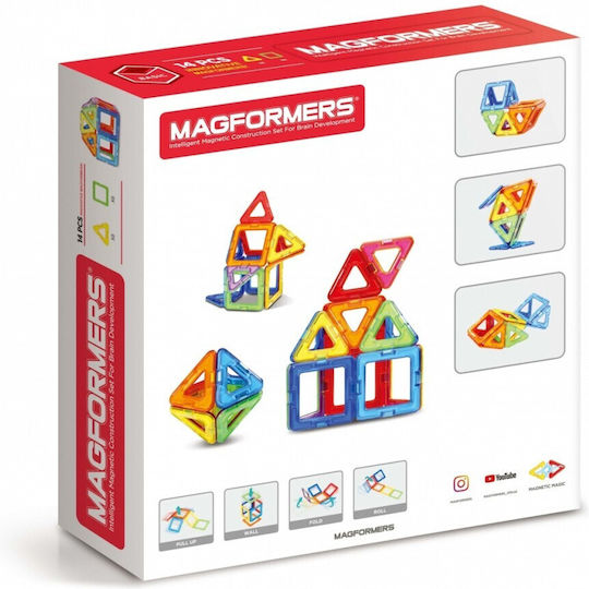 Magformers Μαγνητικό Παιχνίδι Κατασκευών 14 για Παιδιά 3+ Ετών