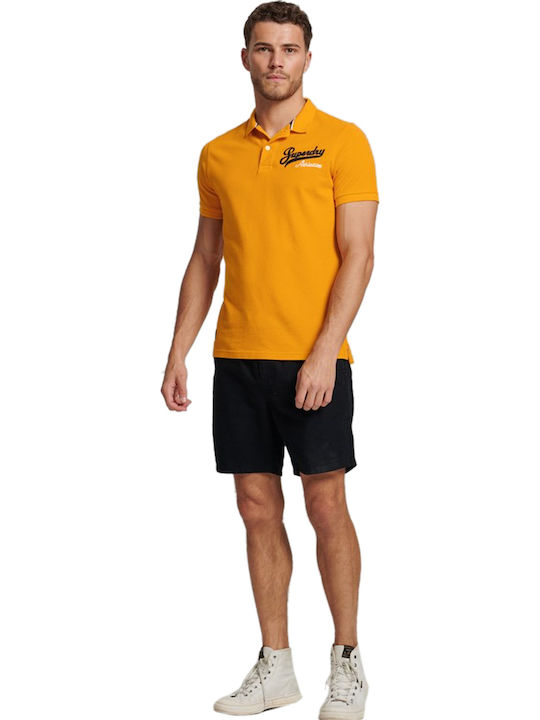 Superstate Polo Tricou Cu Mânecă Scurtă Galben