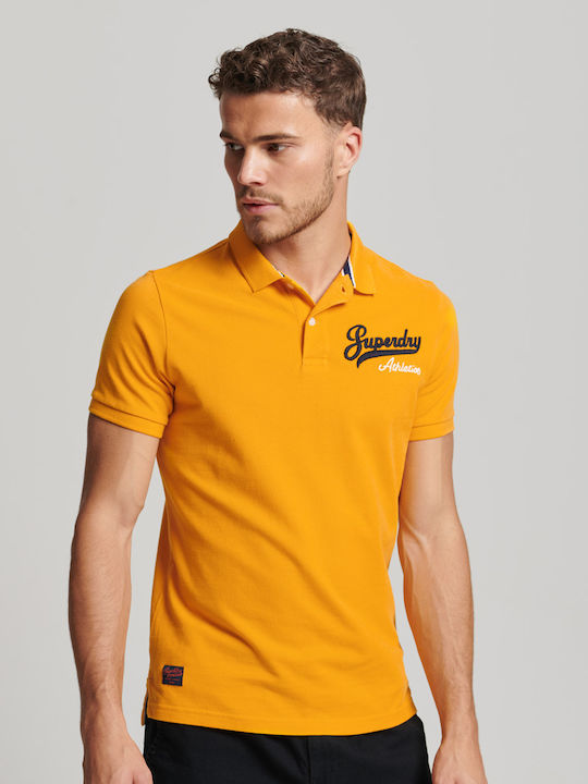Superstate Polo Tricou Cu Mânecă Scurtă Galben