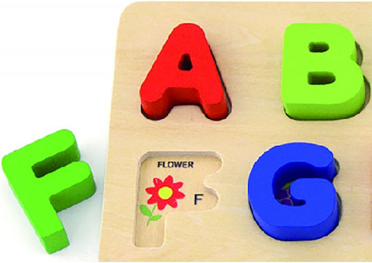 Viga Toys Montessori Joc Educațional Litere și numere din Lemn