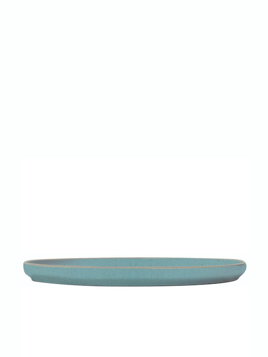GTSA Light Blue Πιάτο Ρηχό από Πορσελάνη Πράσινο με Διάμετρο 21cm 6τμχ