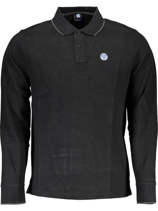 Polo Long Sleeve Blouse Black