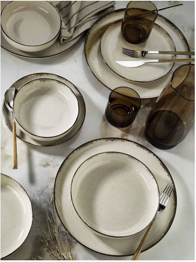 Kutahya Porselen Πιάτο Ρηχό Ορθογώνιο από Πορσελάνη Cinnamon 30x22cm Kutahya Porselen Πιάτο Ρηχό Ορθογώνιο από Πορσελάνη Cinnamon 30x22cm