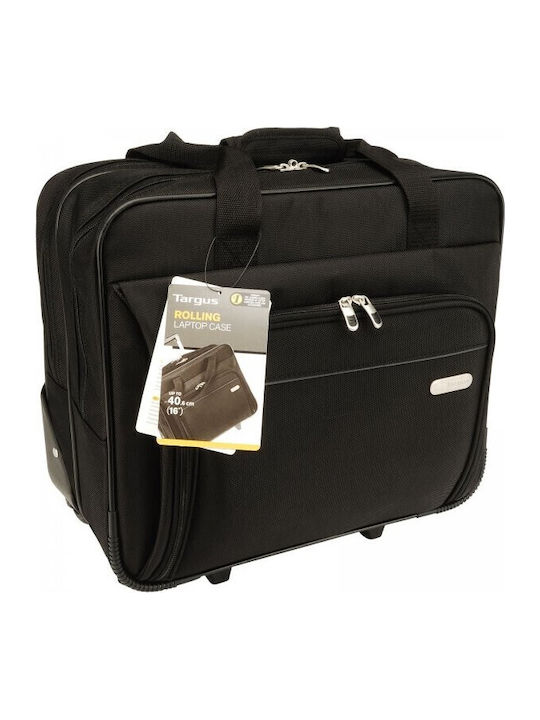 Targus Reisekoffer Kabinenstoff Schwarz mit 2 Räder Höhe 35,6cm