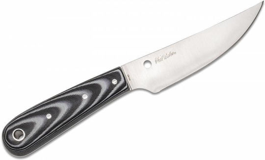 Spyderco Bow River Μαχαίρι Γκρι σε Δερμάτινη Θήκη