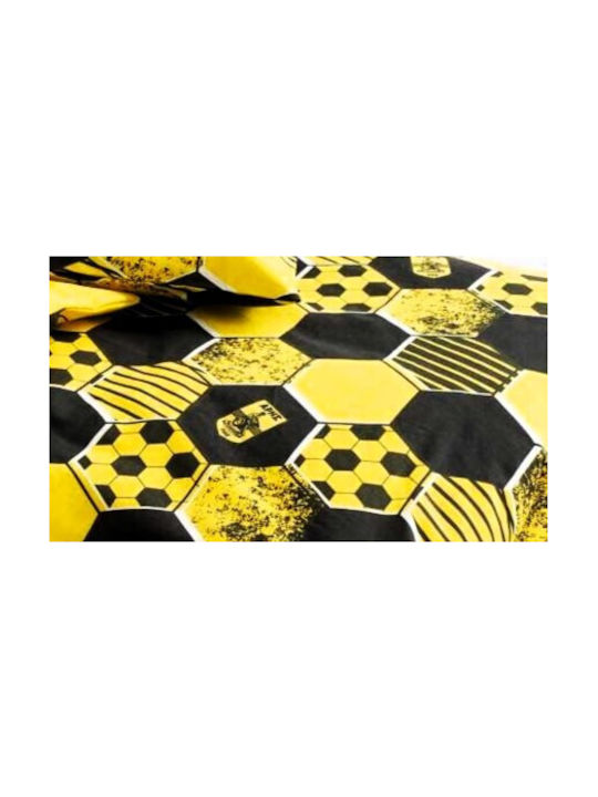 Vesta Home Σετ Βρεφικά Σεντόνια Κούνιας Βαμβακερά Κίτρινα 120x165εκ. 3τμχ