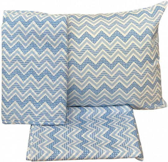 Linea Home Подредба Светлосини 120x160 см