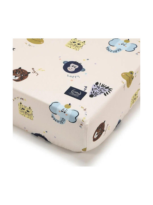 La Millou Ecru Fitted Baby Sheets 70x140cm