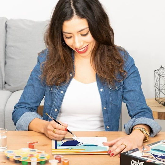 Ravensburger Creart Pictură după Numere Adulți Relaxare la Plajă
