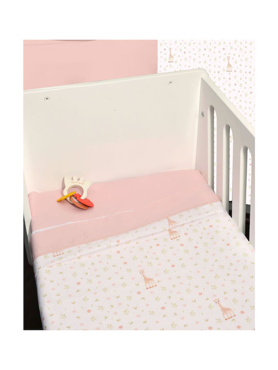 Baby Oliver Бебешки Чаршаф За Количка Памук 80x110бр 2бр