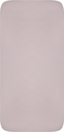 Baby Oliver Baby Sheet Crib Cotton Fitted Purple 70x140cm