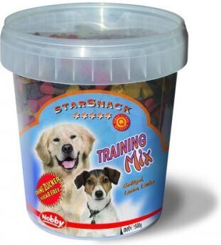 Nobby Starsnack Mix Biscuit Dog with Meat, Duck and Salmon 500gr 69733