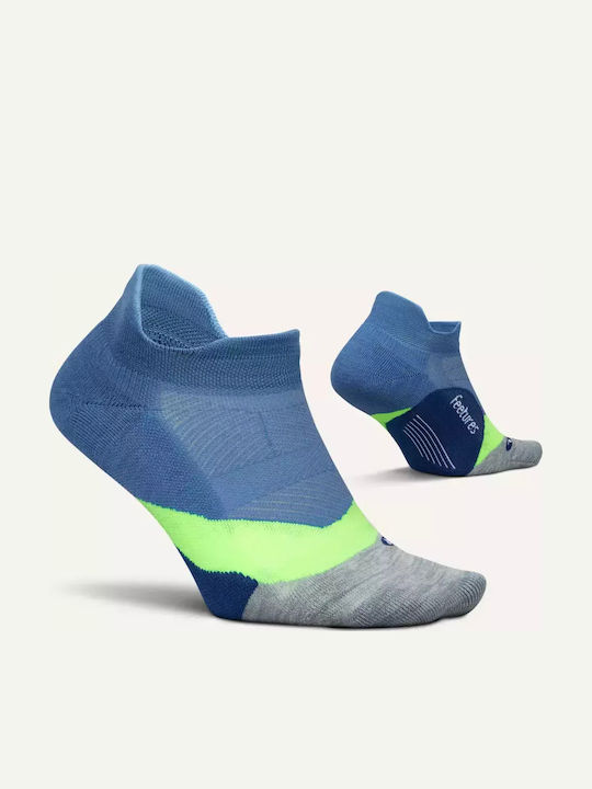 Feetures Elite Light Cushion Αθλητικές Κάλτσες Μπλε