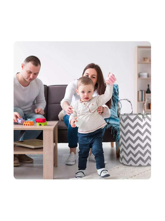 Nukido Children's Storage Basket made of Fabric Gray 35x35x45cm 1pcs