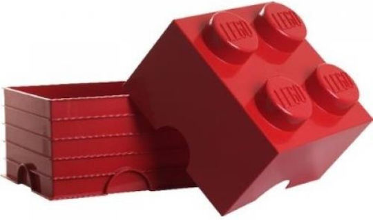 LEGO din Plastic 4-Stud Roșu 25x25x18cm 1buc