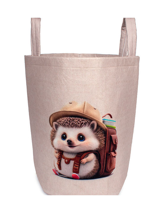 Dimcol Children's Storage Basket made of Fabric Beige 50x30x45cm 1pcs