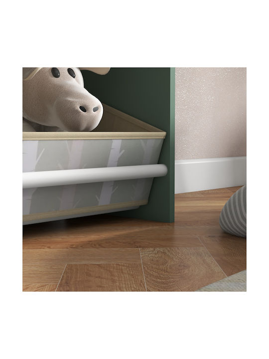 Zonekiz Children's Storage Box made of Wood Green 1pcs