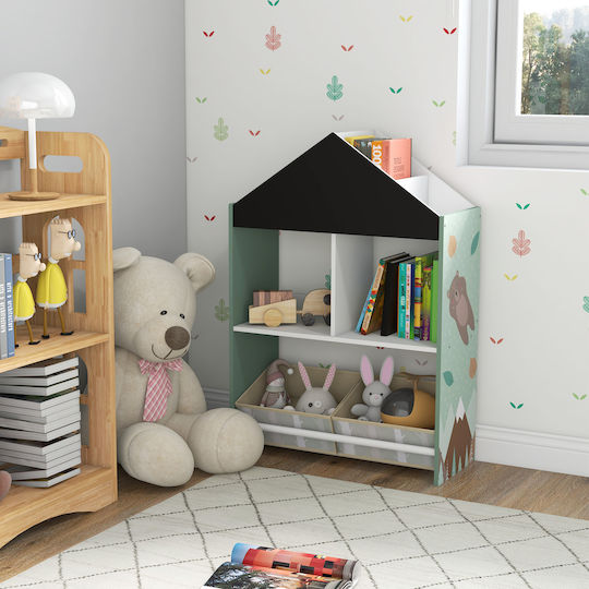 Zonekiz Kinder Aufbewahrungsbox aus Holz Grün 1Stück