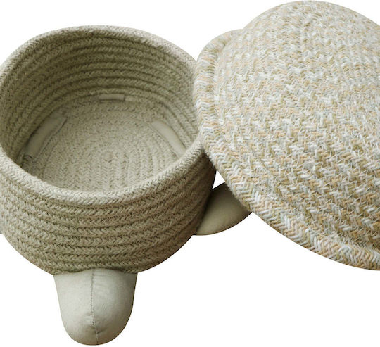 Lorena Canals Kinder Aufbewahrungskorb Beige 22x25x10cm 1Stück