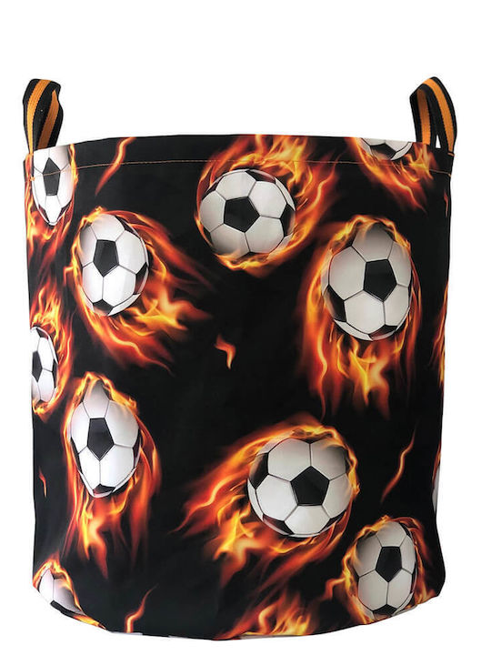 Lyc Sac Детска кошница за играчки Fireball Черен 50x45x50см 1бр