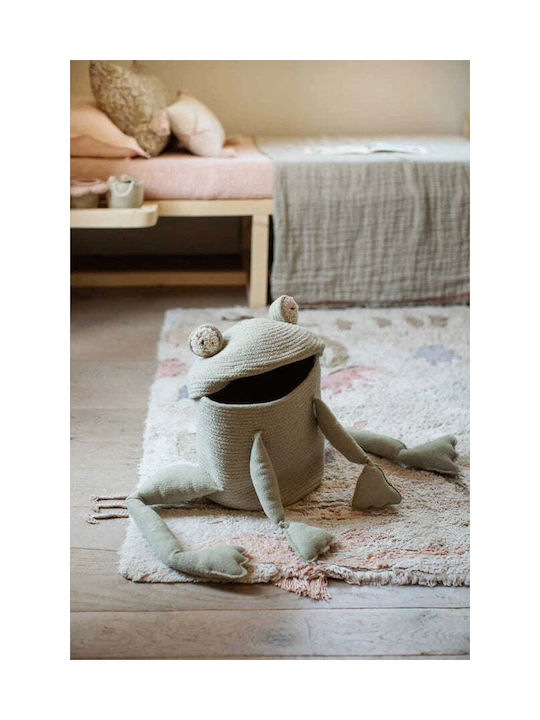 Lorena Canals Детска кошница за съхранение Fred the Frog Зелен 23x35см 1бр