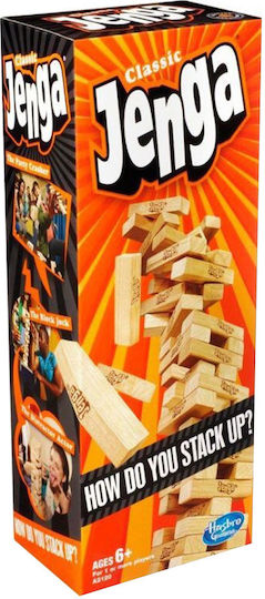Επιτραπέζιο Παιχνίδι Jenga για 2-6 Παίκτες 6+ Ετών Hasbro