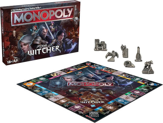 Настолна игра Monopoly: The Witcher за 2-6 играчи 18+ години (EN) Winning Moves