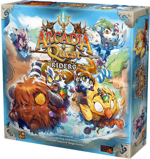Brettspiel Arcadia Quest Riders für 2-4 Spieler 14+ Jahre (EN) Asmodee
