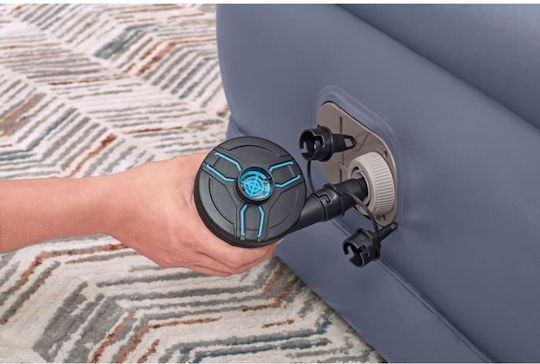 Bestway Aufblasbare Camping-Luftmatratze Einzel mit Integrierter Elektrischer Pumpe 191x97x51cm Blau