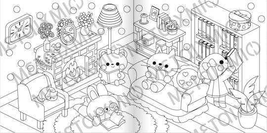 Colouring Book Η αγαπημένη μου Παρέα: Περνάμε Ωραία στο Σπίτι!