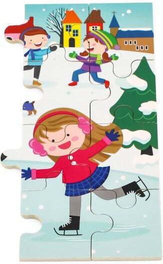 Ξύλινο Παιδικό Puzzle για 2+ Ετών 24pcs Viga Toys