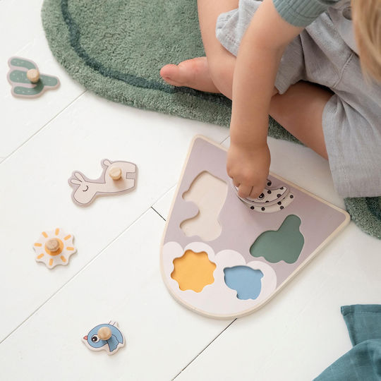Joc de puzzle pentru copii din lemn Lalee Sand Done by Deer