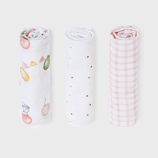 Mayoral Changing Pads Multicolour 63x63cm. 3pcs