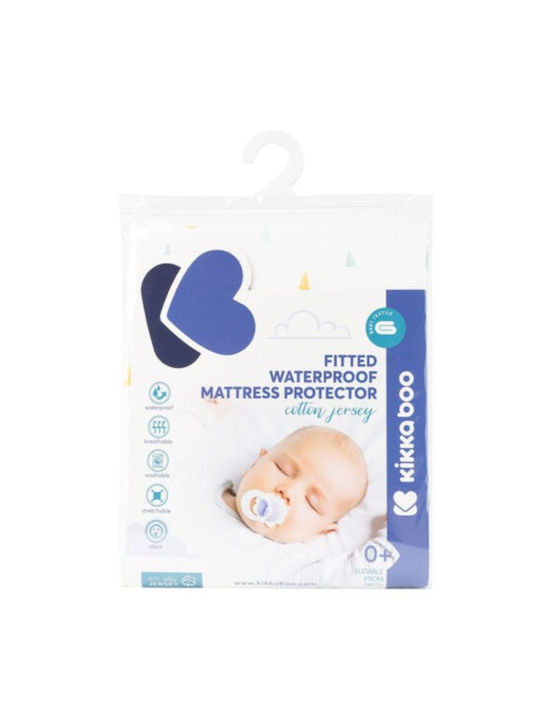 Kikka Boo Triangles Αδιαβροχοποιημένο Σελτεδάκι Λευκό 50x70εκ.