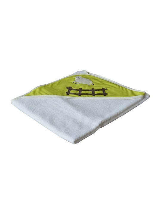 Bebe Stars Sheep Hässe-Kuscheldecke Grün 90x90cm.