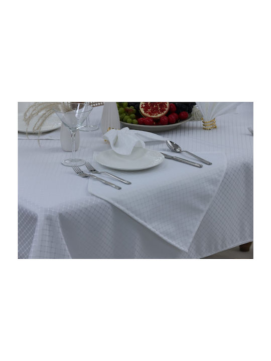 Liolios Home Τραπεζομάντηλο Σετ Ivory 160x220εκ.